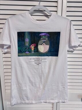 Studio Ghibli My Neighbor Totoro White Graphic Tee